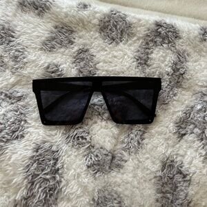 Oversized Black Sunglasses